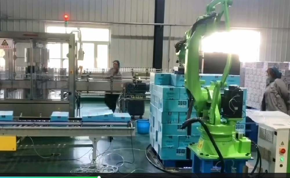 机器人码垛视频1