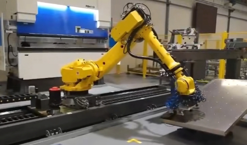 机器人折弯视频2